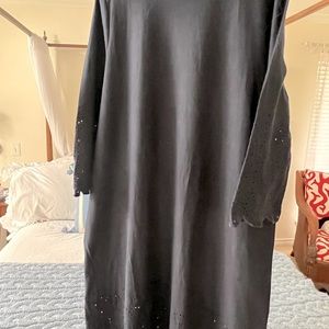 J Jill navy t-shirt dress